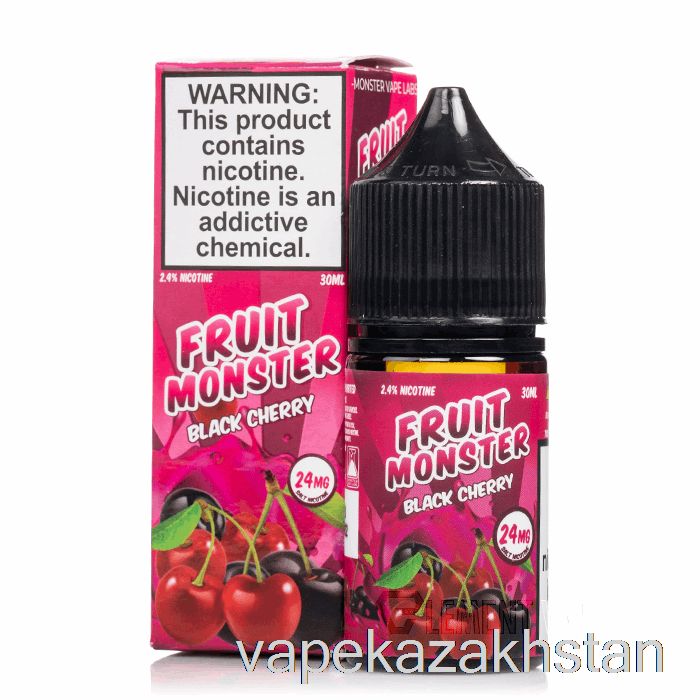 Vape Disposable Black Cherry - Fruit Monster Salts - 30mL 48mg